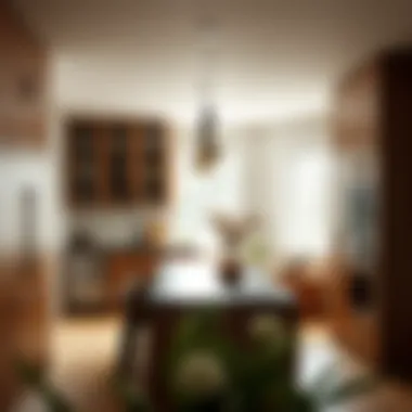 A serene kitchen space demonstrating the versatility of natural wood finishes in design.