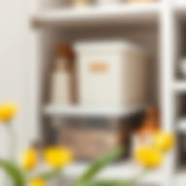 Aesthetic Plastic Organizer with Decorative Touches Aesthetic appeal of a plastic organizer with decorative elements