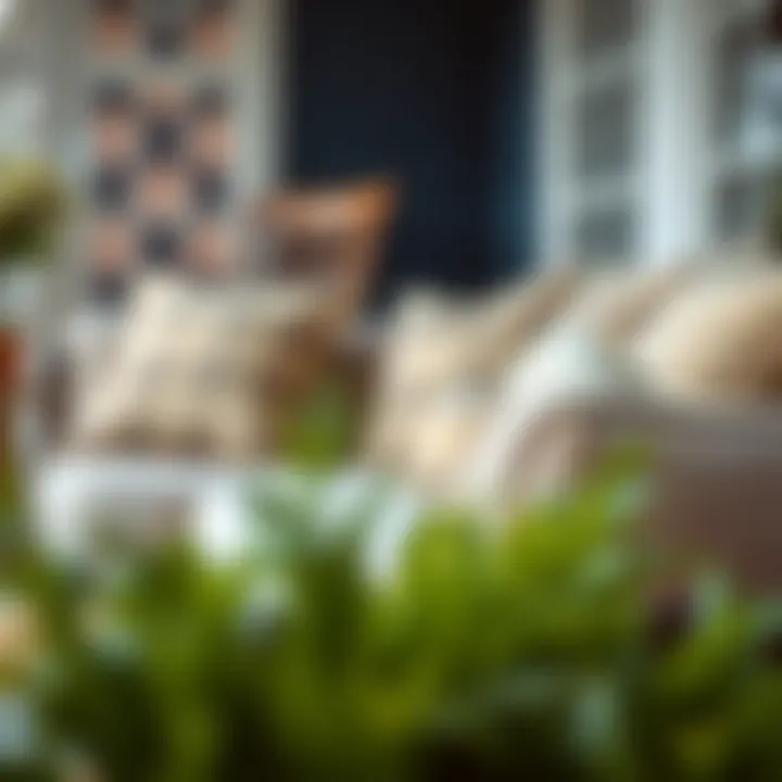 Diverse Materials in Porch Sofa Construction Close-up of materials used in modern porch sofas