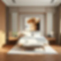 Elegant pre-assembled bedroom furniture showcasing a modern design