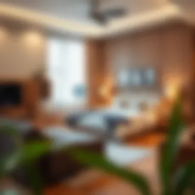 Conveniently Arranged Bedroom Conveniently arranged bedroom with pre-assembled furniture for functional living