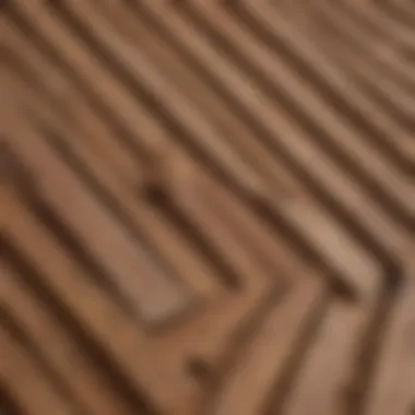 Close-up of high-quality wooden slats in a queen frame