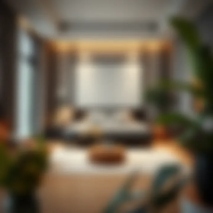 Stylish Living Space Integration Modern interior showcasing a queen size daybed with storage