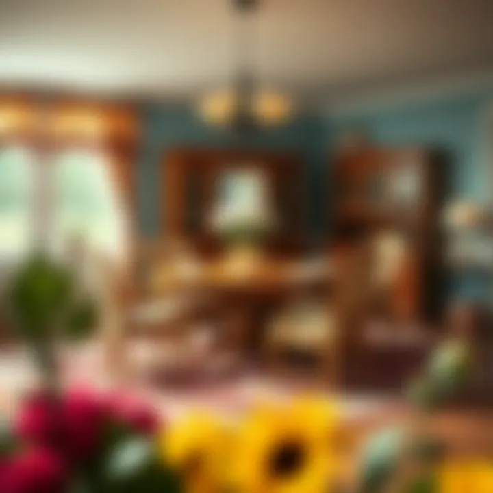 Classic Sears dining room set with vintage appeal