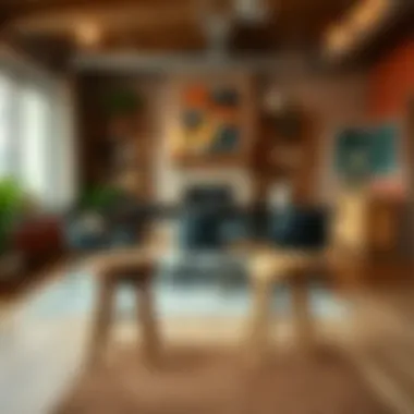 Versatility in Design: Solid Wood Stools Across Different Spaces Versatile solid wood stool used in various functional settings