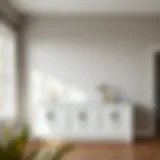 Elegant design of a 34-inch sink base cabinet showcasing modern aesthetics