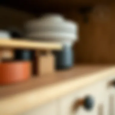 Materials Emphasizing Durability in a Sink Base Cabinet Close-up of materials used in a sink base cabinet emphasizing durability