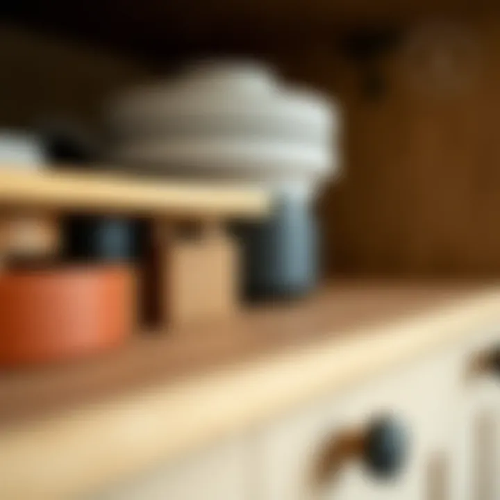 Materials Emphasizing Durability in a Sink Base Cabinet Close-up of materials used in a sink base cabinet emphasizing durability