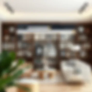 An elegant online shopping interface showcasing an array of picture frames.