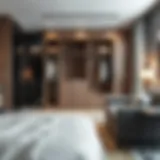 Contemporary penderie showcasing innovative closet design