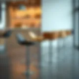 Diverse Designs of Sleek Bar Stools A collection of sleek bar stools in various designs