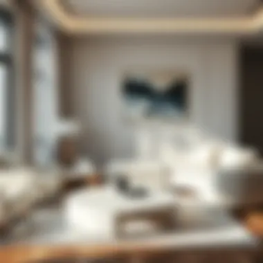 Diverse Interior Themes with White Coffee Table Sets Diverse interior themes featuring white coffee table sets in various styles