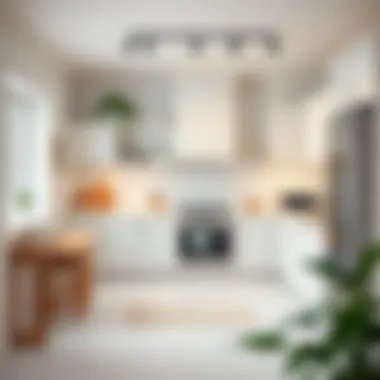 Cozy Modern Accessories Cozy off-white kitchen featuring modern accessories