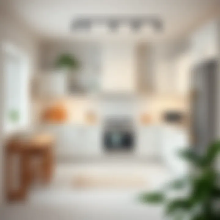 Cozy Modern Accessories Cozy off-white kitchen featuring modern accessories