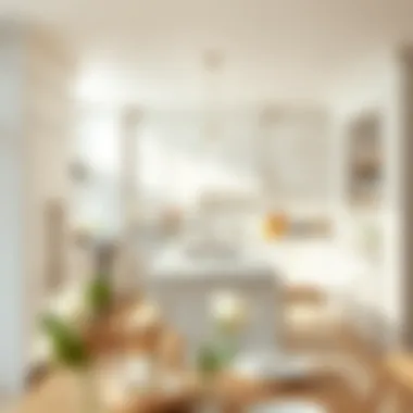 Spacious Harmonious Design Spacious off-white kitchen showcasing a harmonious design