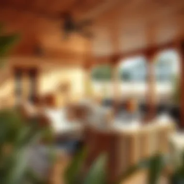 Versatile Palissade furniture in a commercial outdoor space