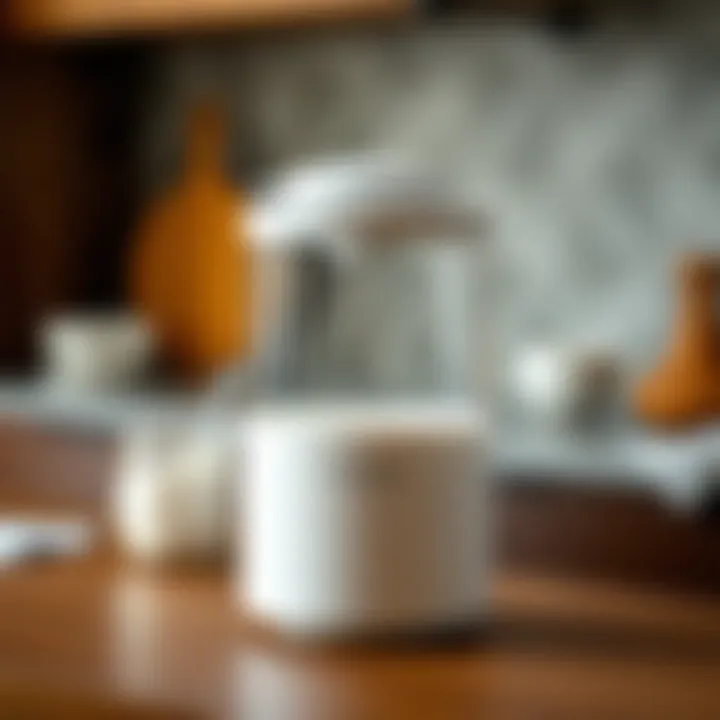 Elegant flour dispenser showcasing a sleek design