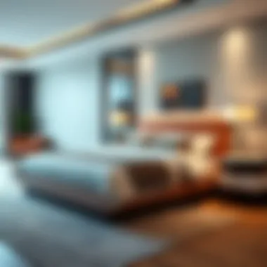 Elegant queen base furniture showcasing modern design