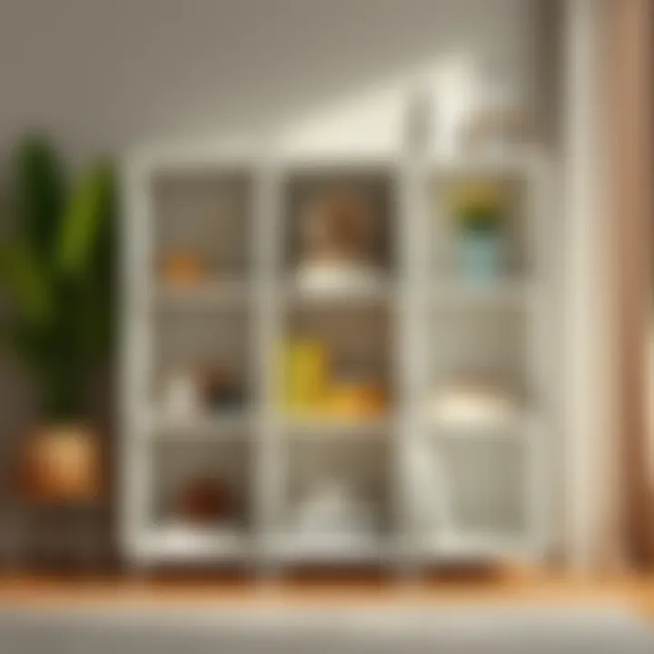 Aesthetic Appeal in Storage 11 inch 8 cube organizer with decorative elements