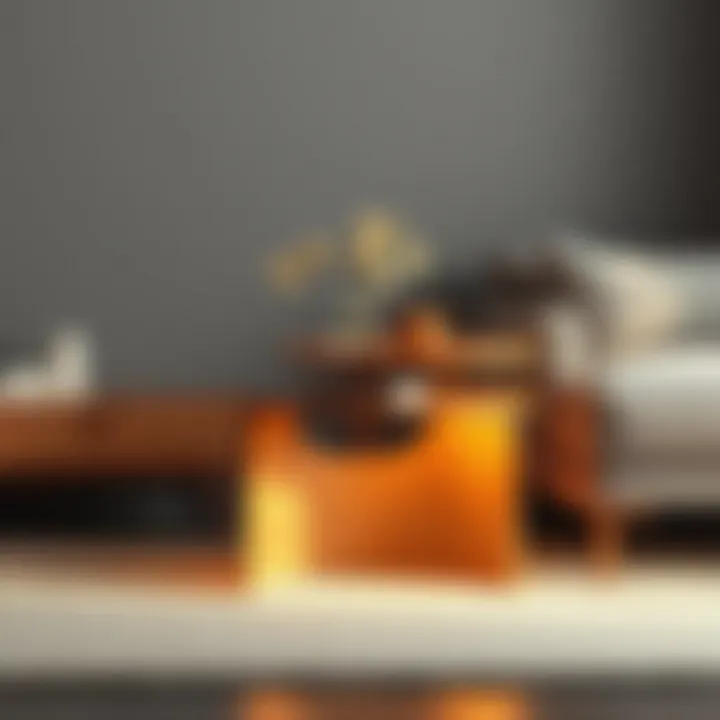 Multi-Functional Side Table Design Innovative design showcasing a multi-functional side table