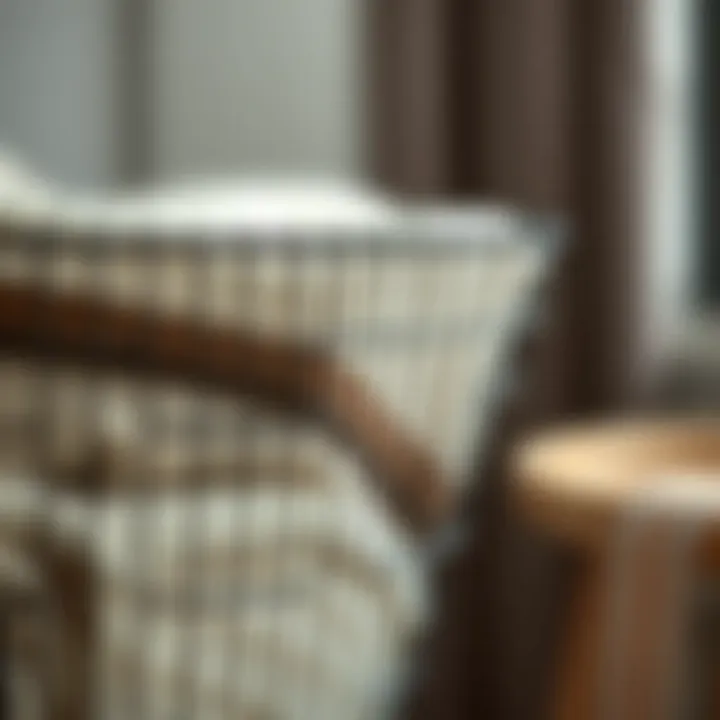 Intricate Design of Large Wire Basket Close-up of a large wire basket showcasing its intricate design