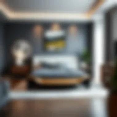 Customization Options for Race Car Bed Frames Customized race car bed frame in a stylish bedroom setup