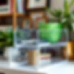 Clear acrylic box for stylish organization