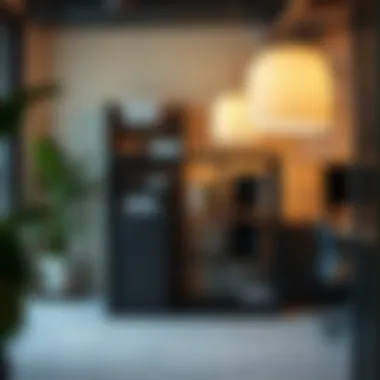 Office Storage and Organization Stylish 11 inch 8 cube organizer used in an office environment