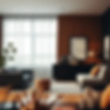 Sleek Black Dresser in Modern Living Room Sleek black dresser in a modern living room setting