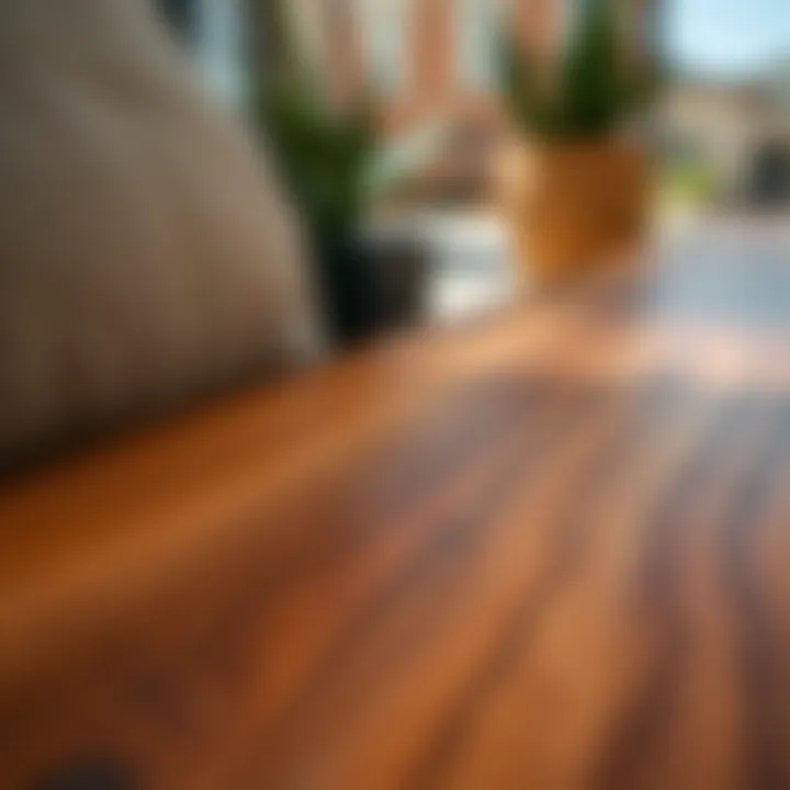 Rich Texture of Acacia Wood Close-up of the rich texture and grain of acacia wood