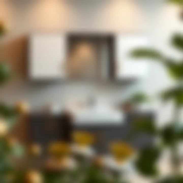 Installation of a wall-mounted sink cabinet showcasing practical techniques