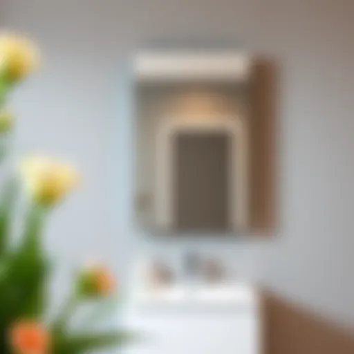 Sleek Modern Bathroom Mirror Cabinet Sleek bathroom mirror cabinet with modern design