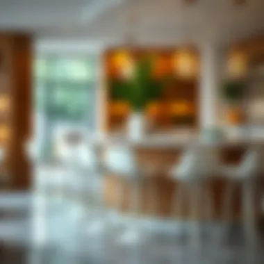 Versatile Use of White Saddle Stools at Bar Counters White saddle stools arranged at a stylish bar counter