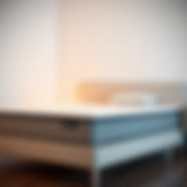 The Design of Extra Firm Mattresses A well-designed extra firm mattress showcasing its firmness and support features