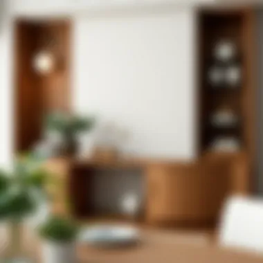 A beautifully designed piece of furniture showcasing elegant brackets