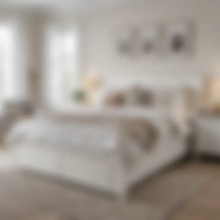 Stylish Hemnes Full Bed paired with complementary decor
