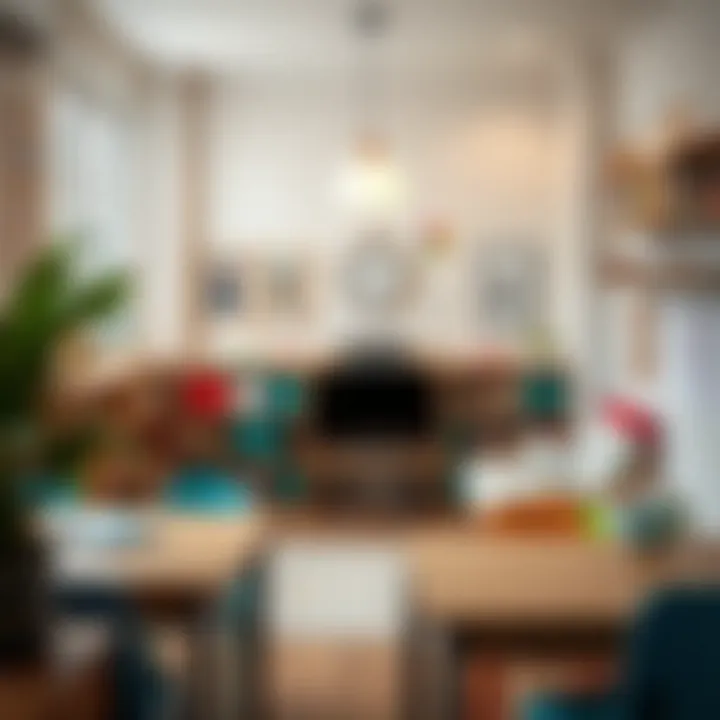 Dedicated area for focused learning activities