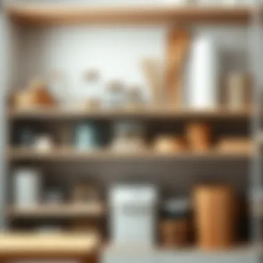 Selection of materials for building pantry shelves