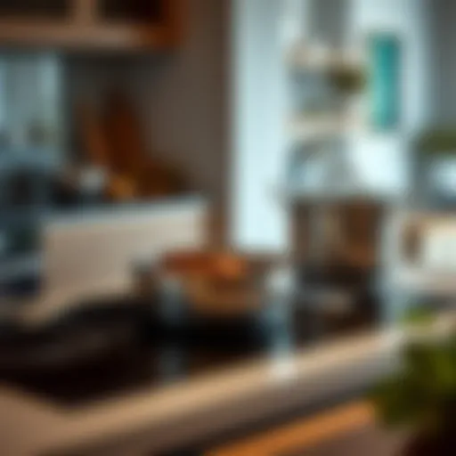High-efficiency induction cooktop with a large pot