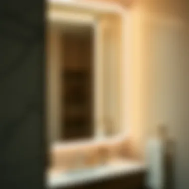 Installation tips for illuminated bathroom mirrors in a chic setting