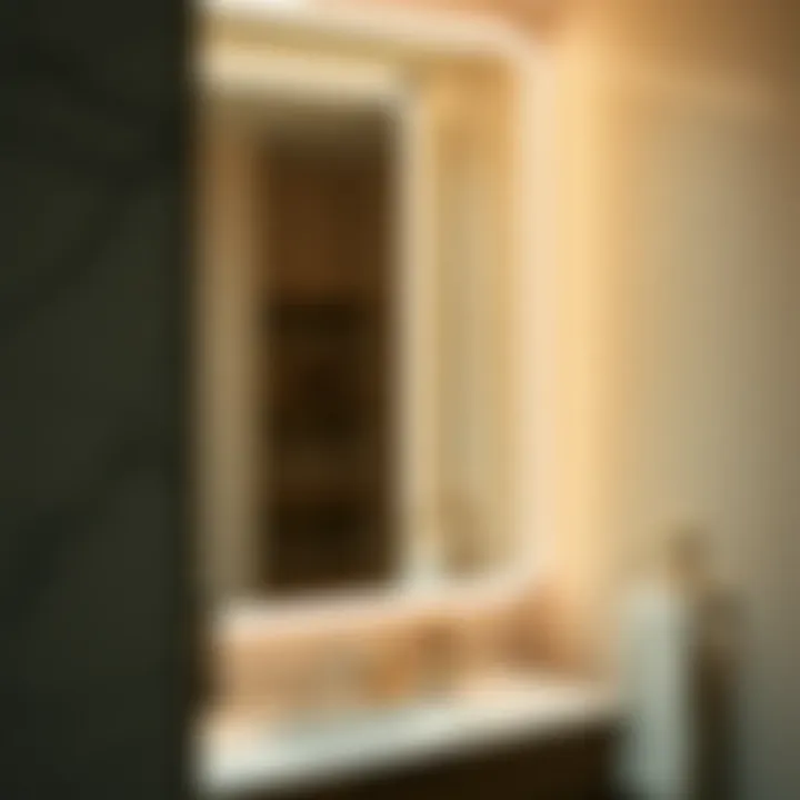 Installation tips for illuminated bathroom mirrors in a chic setting