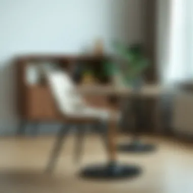 Innovative chair design for space efficiency