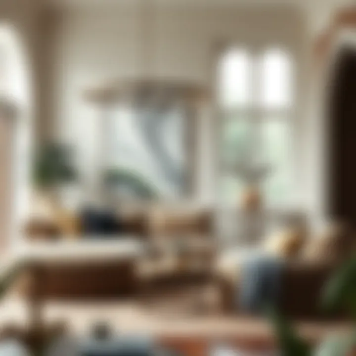 Elegant living space showcasing a Lovesac sectional with decorative elements