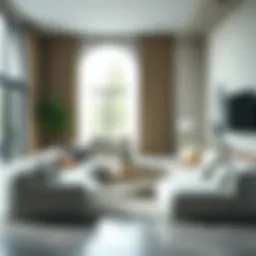 Luxurious Lovesac sectional with wedge piece in a modern living room