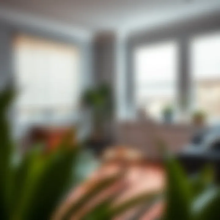 Installing Made to Fit Blinds in a Home Office Installation of made to fit blinds in a stylish home office