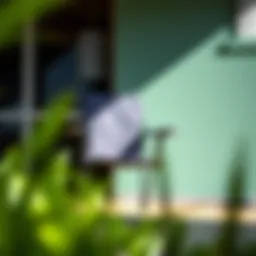 Elegant design of Mainstays vinyl folding chair