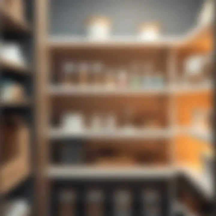 Innovative Shelving Solutions for Enhanced Pantry Space Innovative shelving solutions in a pantry