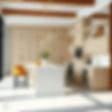 Stylish Kitchen Island Design Elegant kitchen island with integrated seating