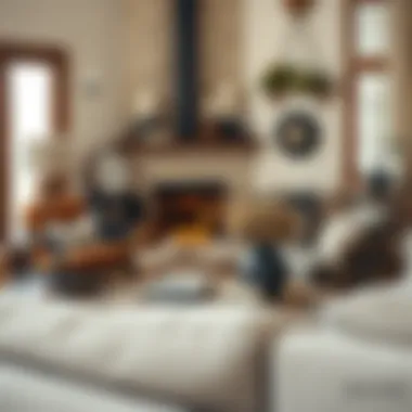 Blending Rustic and Contemporary Decor Accents Decorative accents blending rustic and contemporary styles