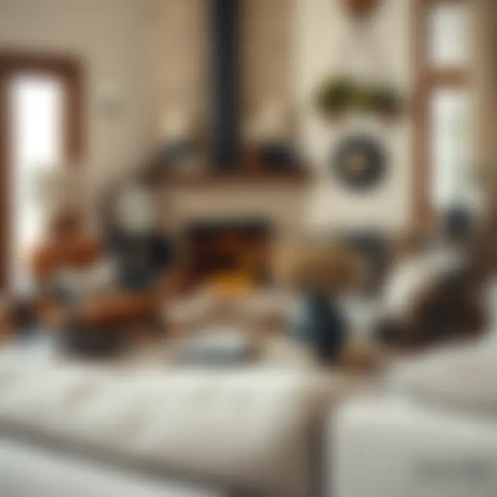 Blending Rustic and Contemporary Decor Accents Decorative accents blending rustic and contemporary styles